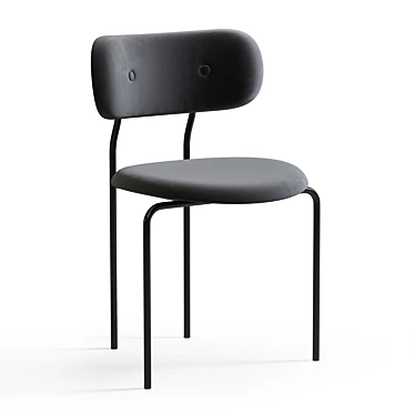 GUBI Coco Dining Chair: Sleek & Stylish 3D model image 1 