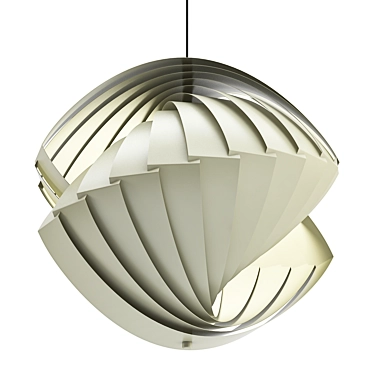 Elegant Louis Ceiling Lamp 3D model image 1 