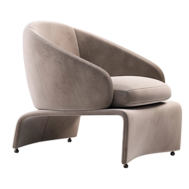 Modern Armchair: 3Ds Max 2014, Corona 2, Exportable, Textured 3D model image 1 