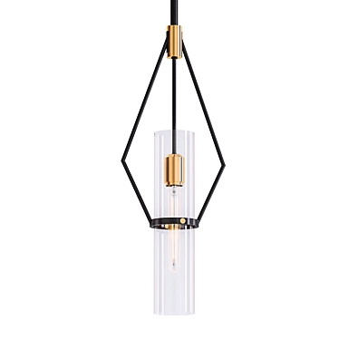 Raef 1Lt Pendant: Elegant and Versatile Lighting 3D model image 1 