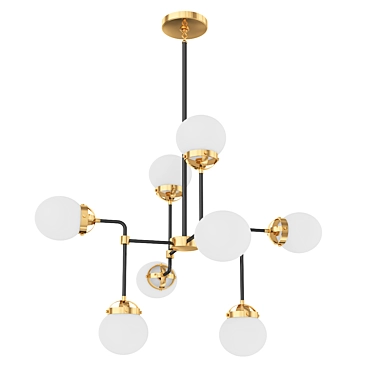 Bubble Lights Sputnik Chandelier 3D model image 1 