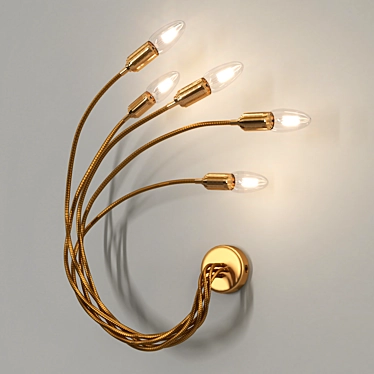 Elegant Wall Sconce: TURCIU 3D model image 1 