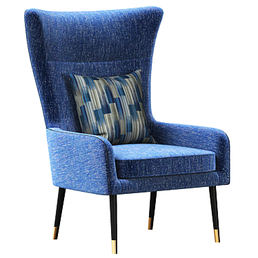 Elevate Comfort with Favarro 2 Armchair 3D model image 1 