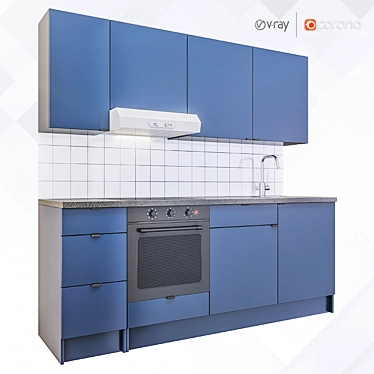IKEA Kitchen Collection #3 3D model image 1 