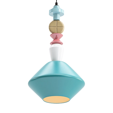 Elegant Lariat Pendant Light 3D model image 1 