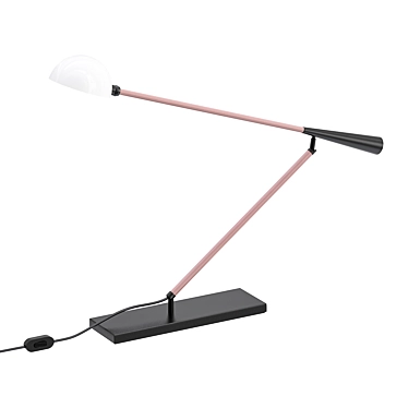 Elegant Paolo Rizzatto Table Lamp 3D model image 1 