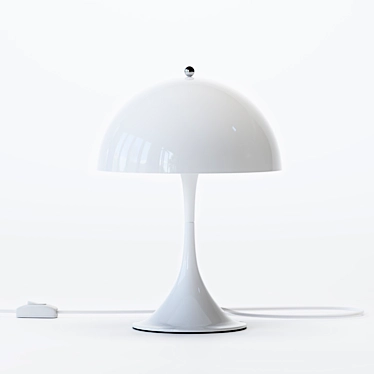 Nordic Glass Mushroom Lamp 3D model image 1 
