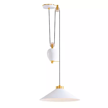 Elevate Your Space with Lucia Pendant 3D model image 1 