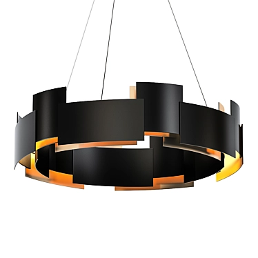 Modern Splicing Pendant Chandelier 3D model image 1 