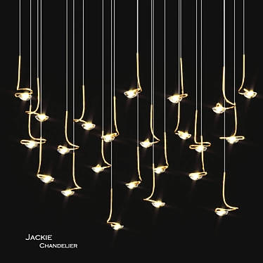 Elegant Jackie Chandelier: Catellani & Smith 3D model image 1 