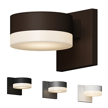 Sleek Outdoor Downlight Sonneman 3D model image 1 