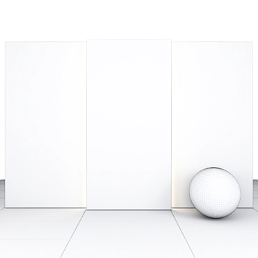 Elegant Supreme White Marble 3D model image 1 
