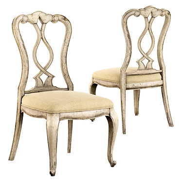 Chatelet Splatback Chair: Elegant and Versatile 3D model image 1 
