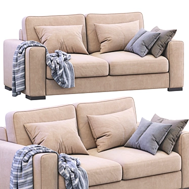 Modern Orion Sofa: Sleek Design, Versatile Comfort 3D model image 1 