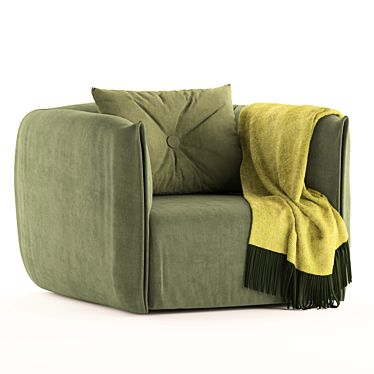 ErgoSeat: Stylish and Comfortable 3D model image 1 