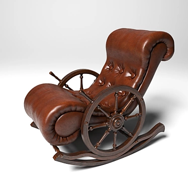 Elegant Millimeters Armchair 3D model image 1 