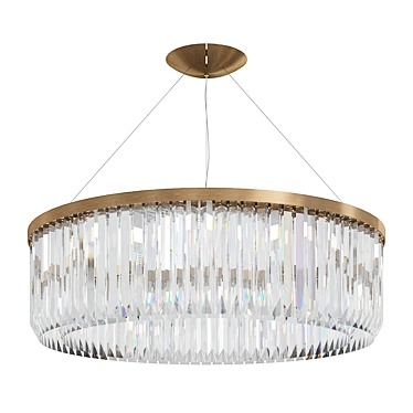 Elegant Patrizia Volpato Pendant Chandelier 3D model image 1 