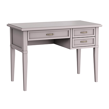 Adagio Writing Table - Left Side 3D model image 1 