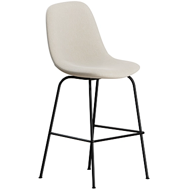 Elegant Eyes 4 Leg Barstool: Fredericia 3D model image 1 