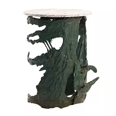 Elegant Kay Side Table: A Touch of Luxury 3D model image 1 