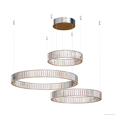 Modern Newport Light Fixture 3D model image 1 