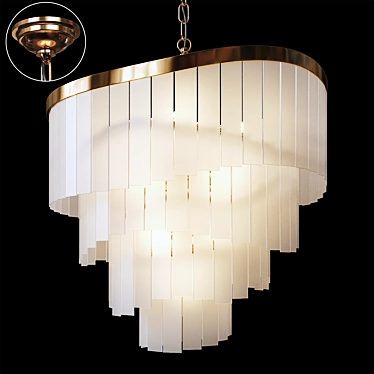 Elegant Sirian Lamp: D80 x 72cm 3D model image 1 