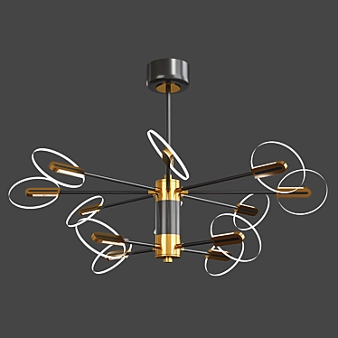 Sleek Modern Connect Lamp 3D model image 1 
