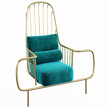 Elegant Liberty Armchair by Bessa Design 3D model image 1 