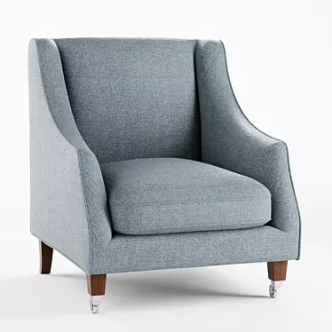 Classic Addison Armchair: Timeless Elegance & Supreme Comfort 3D model image 1 