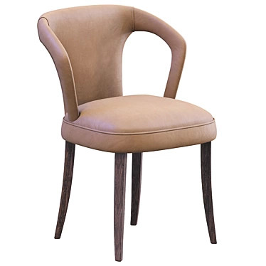 Sleek Estocolmo Chair: Modern Elegance 3D model image 1 