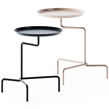 Sleek Phobos Coffee Tables 3D model image 1 