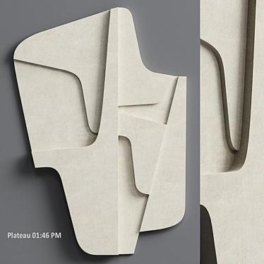 Atelier Plateau. Relief 10 - Contemporary Danish Design (560/800/39) 3D model image 1 