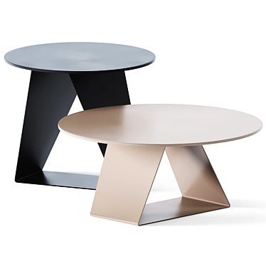 Contemporary Coffee Tables with TOV by Sitland 3D model image 1 