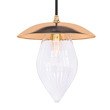 Lana Pendant: Sleek and Stylish Lighting 3D model image 1 