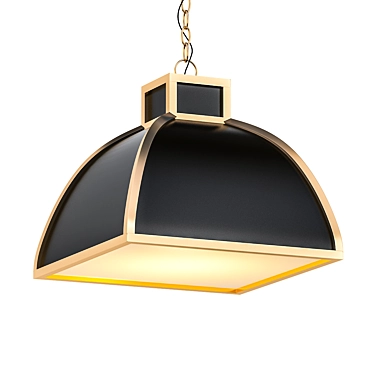 Sleek Ranger Pendant for Modern Spaces 3D model image 1 