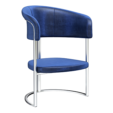 Sleek Solid Chair by Iminiti 3D model image 1 