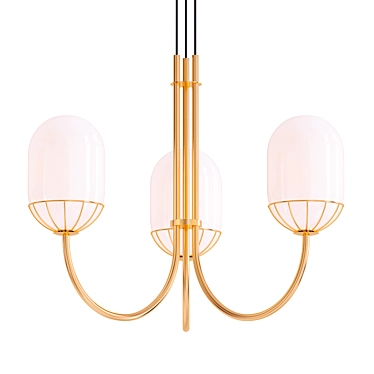 Elegant Carole Chandelier: Timeless Beauty 3D model image 1 