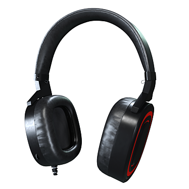 Sleek Sound: Affordable Headphones 3D model image 1 