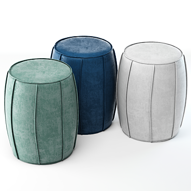 Bongo Pouf By Baxter 3D model image 1 