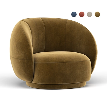 Elegant Julep Armchair - Timeless Comfort 3D model image 1 