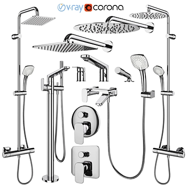 IDEAL Standard Faucets & Shower Systems 3D model image 1 