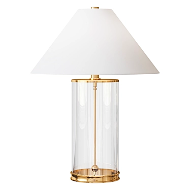 American Elegance Table Lamp 3D model image 1 
