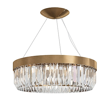 Elegant Patrizia Volpato Pendant Chandelier 3D model image 1 