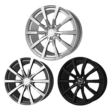 Brock B32 Alloy Wheel - 21 Inch 3D model image 1 