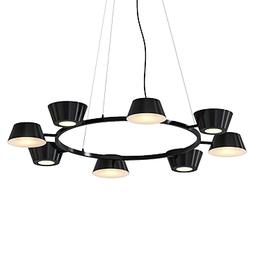 Modern OLO PC8 Pendant Light 3D model image 1 