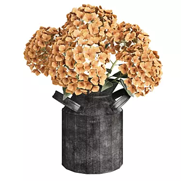 Hydrangea Bouquet in Vase 3D model image 1 