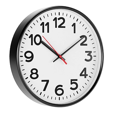 Troykatime Classic Wall Clock 3D model image 1 