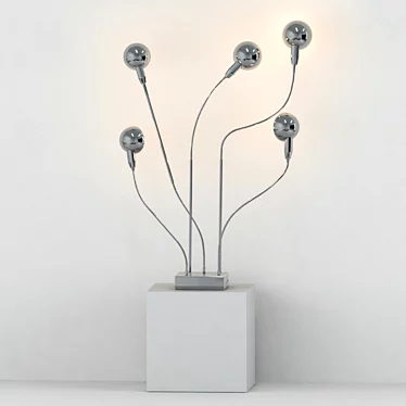 Pierre Foile Hydra Floor Lamp: Elegant Illumination for Elements of Style 3D model image 1 