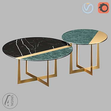 Modern Compact Table - TB-0062 3D model image 1 