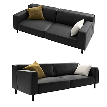 Sky Sofa: Modern Design with Pillows 3D model image 1 